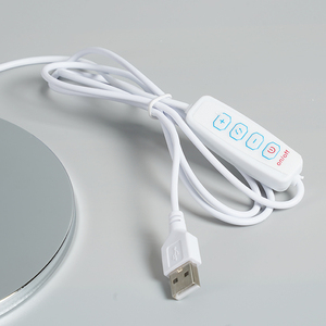 Đèn bàn <span class=keywords><strong>LED</strong></span> hiện đại tối giản màu cam trắng sắt, dùng cho phòng ngủ, nhà hàng, có công tắc điều khiển trang trí - Product Image 5