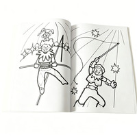 Libro de Colorear Mágico de Tamaño Mediano con Diseño Personalizado, Impresión a Página Completa, Efecto de Cambio de Color, Dibujo Animado, Ideal para Fiestas Infantiles