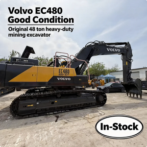 Nouvelle pelle sur chenilles Volvo EC480 d'occasion 2024, 48 tonnes, avec pompe hydraulique Kawasaki, excavatrice EC480B, location EC380 400 450 210 240 - Product Image 1