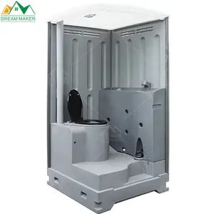 Mobile Portable Luxury Potable Toilet For Camping Restroom Bathroom Sitting Toilet Public Mobile Toilet Park Hdpe