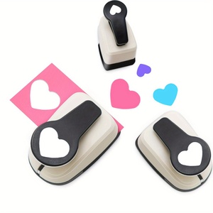Embosseuse de papier en forme de cœur pour carnet, outil de bricolage pour carnet fait main, perforatrice de papier en forme de cœur DIY - Product Image 1