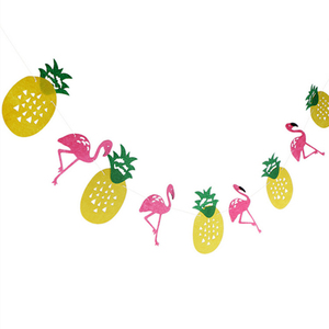 Nouveaux drapeaux <span class=keywords><strong>en</strong></span> feutre joyeux anniversaire bannière de drapeaux à tirer avec <span class=keywords><strong>marguerite</strong></span> pour la décoration de fête d'anniversaire - Product Image 5