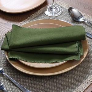 Servietten aus Baumwolle und Leinen, Schlichte Stoffservietten, Tischsets, Dekorative Mundtücher, Wärmeisolierende Matten - Product Image 2