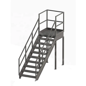 Schuine Lift Frame Stalen Structuur Ladder Fabrikant Directe Verkoop Spiraal Frame Trappen - Product Image 6
