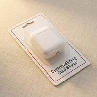 Emballage personnalisé en blister transparent en PET avec carte coulissante