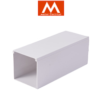 Meilleures ventes : Goulotte de câblage électrique en PVC, type cheminée, 16x16-50x50, 100X50, avec autocollant, pour câbles solaires, de bonne qualité