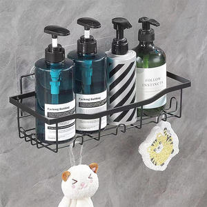 Ensemble de <span class=keywords><strong>mitigeur</strong></span> de douche murale sans perceuse Salle de bain avec étagères de salle de bain intégrées - Product Image 3