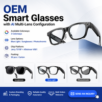 Lunettes intelligentes avec caméra 20MP, audio open-ear Bluetooth 5.0, pour la randonnée, le cyclisme et les vlogs en extérieur