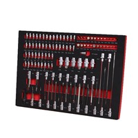 Kit d'outils de réparation automobile série EC, jeu de clés, pinces à bec effilé et dénudeurs de fils, étui EVA, kit de réparation automobile multifonctionnel