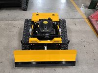 Tondeuse à gazon télécommandée sur chenilles XCMG 9HP, souffleuse à neige 2 en 1, pente de 45 degrés, portée de 200 m, moteur sans balais