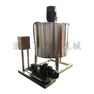 Electric high speed dosing mixing equipment industrial milkshake Multi-functional emulsifying Dissolving mixer tank
