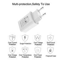 Adaptateur de chargeur de voyage mural USB 5V 1A 5W certifié CE GS Premium EU AC Plug