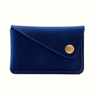 Porte-cartes de crédit créatif avec logo personnalisé, porte-cartes compact rétro, porte-monnaie multifonctionnel en PU de style vintage, cadeau - Product Image 4