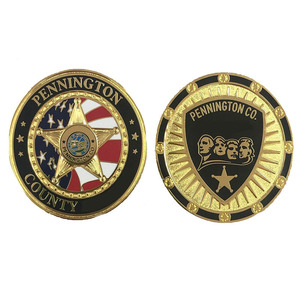 เหรียญที่ระลึกสังกะสีแบบกำหนดเอง คุณภาพสูง ขอบเพชร เคลือบ UV แสดงถึงคุณค่าขององค์กรและภูมิภาค ไม่มีสินค้าในสต็อก - Product Image 4