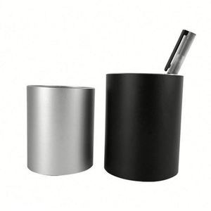 Wholesale Aluminum Holder <b>Creative</b> Metal Desktop Round Storage Tube for Pen Cosmetic Brush Stationery Promotion <b>Gift</b> - Product Image 3