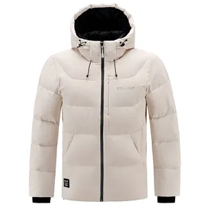 High quality Custom Thick 800 Fill Power Men Wear Winter Snow White Duck Down Jacket for mens