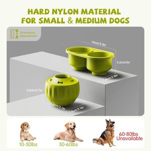 Juguetes Interactivos de Plástico Verde para Perros, Rompecabezas para Masticar, Juguetes de Alimentación de Alta Calidad - Product Image 4