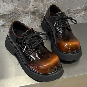 Zapatos de Cuero para Hombre, Coloridos, Brillantes, Suaves, Antideslizantes, con Punta en Pico, para Todas las Temporadas - Product Image 6