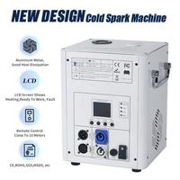 Machine à étincelles froides sans fil 750W, machine à étincelles froides DMX sans fil, machine à étincelles blanches pour mariage, scène, fête, club