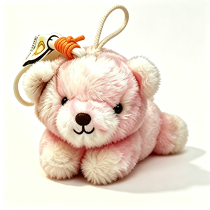 Portachiavi Orsetto Mini Peluche Carino con 50g di Palline Pesanti, Morbido Ciondolo per Borsa a Forma di Animale Imbottito - Product Image 4