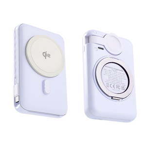 Lisen Bán hàng nóng người giữ điện thoại từ qi2 không dây sạc 4 trong <span class=keywords><strong>1</strong></span> sạc nhanh ngân hàng điện cầm tay cho Iphone AirPod iWatch - Product Image 2