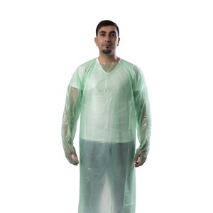 ผ้ากันเปื้อนพอลิเอทิลีนทางการแพทย์แบบใช้แล้วทิ้งกันน้ำสำหรับโรงพยาบาลคลินิกห้องปฏิบัติการและใช้ในการจัดเลี้ยง - Product Image 5