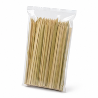 JIAHUI Brochettes plates en bambou, vente en gros, naturelles, jetables, pour barbecue, kebab, emballage carton, qualité alimentaire, personnalisables OEM ODM