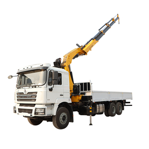 Grue montée sur camion de 1 à 34 tonnes, grue articulée à flèche en acier haute résistance de 16T, grue de chargement hydraulique pliable robuste - Product Image 1