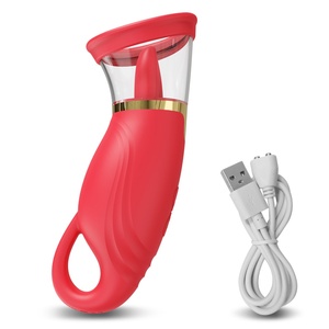 Kadın 3 Emici Vibratör Vajina Yalayıcı Yüksek Frekanslı Mastürbatör 5 Titreşim Modu Yetişkin Seks Oyuncakları - Product Image 1
