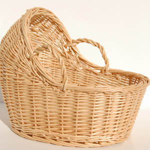 Panier pour bébé en osier - Product Image 1