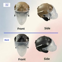 Ensemble tactique X3 pour jeu de rôle CS avec mode intégré pour balles d'eau et laser, incluant casque et gilet de protection