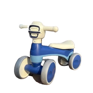 Bicicleta de Equilibrio para Niños de 3 Años, con Música y Burbujas, para Niños y Niñas, de 4 Ruedas, Patinete de Plástico - Product Image 1