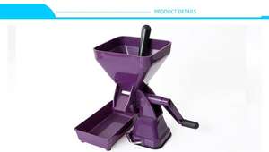 Presse-tomates multifonctionnel en gros, extracteur de jus et de sauce manuel à manivelle avec base ventouse en plastique - Product Image 2