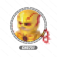 Mini Figuras de Acción de Superhéroes de DC Comics, The Reverse Flash Zoom, Bloques de Construcción de Plástico, Juguete para Niños G0132