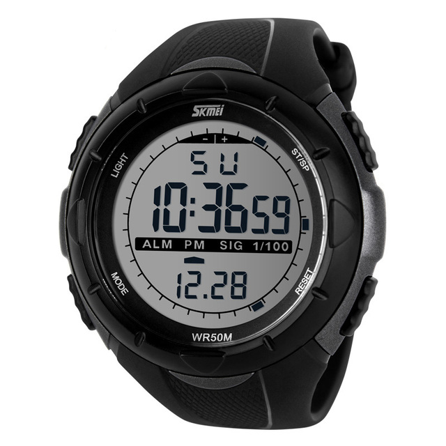 SKMEI 1025 Fashion Simple Sport Watch Men Watches Alarm Clock Shock Resistant Waterproof Digital Watch