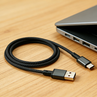Câble de données Micro-USB 2.0 STONGWIRE ST-103 1M en nylon tressé, cuivre pur, charge rapide 3A, entièrement compatible avec les téléphones iPhone et Android