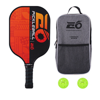 Ensemble de raquettes de pickleball en fibre de carbone graphite, comprenant un sac et des balles de pickleball