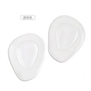 Chaussures à talons hauts pour femmes, taille unique, avec coussinet en gel respirant pour l'avant-pied, épaissi, antidérapant, massage doux, transparent, pour le sport et les loisirs - Product Image 6