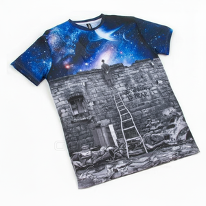 Superventas 100% algodón camiseta de hombre de alta calidad peso ligero sublimación camiseta tamaño adulto - Product Image 1