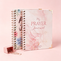 Cuaderno A5 de Tapa Dura con Diseño Floral, Papel en Blanco, Venta al por Mayor, Cuadernos Bonitos con Flores para Damas, Papelería Estética