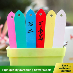 Étiquettes de plantes en plastique imperméables de 4 pouces, 100 pièces, étiquettes réutilisables pour pépinière, pour plantes en pot - Product Image 5
