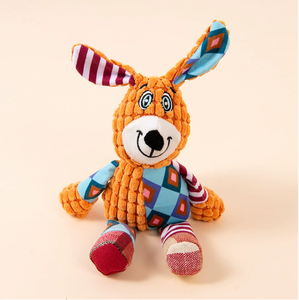 Juguete <span class=keywords><strong>de</strong></span> perro chirriante <span class=keywords><strong>de</strong></span> pana ecológico, juguete indestructible <span class=keywords><strong>de</strong></span> peluche robusto para masticadores agresivos, gran oferta, perro <span class=keywords><strong>de</strong></span> lujo - Product Image 5