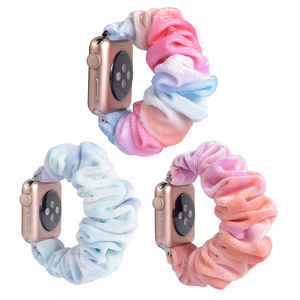 Nuovi Designer Scrunchie <span class=keywords><strong>Watch</strong></span> Band con Fibbia Regolabile Cinghia Elastica Compatibile per <span class=keywords><strong>Apple</strong></span> Orologio - Product Image 6