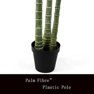 Palma Areca Artificiale in Plastica Verde 150cm con Vaso <span class=keywords><strong>Bonsai</strong></span> per Decorazione Interna ed Esterna Ecologica - Product Image 4