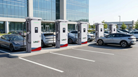 Langrun DCP-80-600KW – Nouvelle station de charge rapide CC fiable IP54 Niveau 3, refroidissement liquide, puissance évolutive, sur pied, pour usage commercial