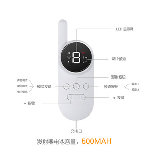 Petmartop <b>Remote</b> Dog Trainer Rechargeable Waterproof With Sound <b>Vibration</b> Electric Shock Collar For Training Dogs - Product Image 3