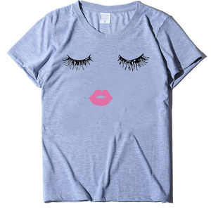 Camisetas con estampado <span class=keywords><strong>de</strong></span> ojos y <span class=keywords><strong>boca</strong></span>, camisetas divertidas para chicas, ropa <span class=keywords><strong>de</strong></span> moda Harajuku, <span class=keywords><strong>Camiseta</strong></span> holgada <span class=keywords><strong>de</strong></span> algodón <span class=keywords><strong>de</strong></span> manga corta holgada <span class=keywords><strong>de</strong></span> verano para <span class=keywords><strong>mujer</strong></span> - Product Image 5