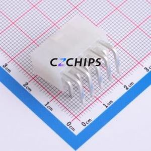 WB420A2H-100P-001 Wire-to-Board Pin Header Bent Lead Through Hole,P=4.2mm 2x5P 4.2mm Right Angle Insert Mini-Fit (MX 4.2) - Product Image 2