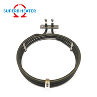 Élément chauffant électrique en tube spiralé circulaire haute puissance personnalisé pour fours à pâtisserie et poêles à air chaud