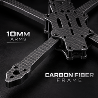 Châssis de drone FPV Warrior 13, 15 et 18 pouces, type X, pour quadricoptère, avec plusieurs options de distance entre-essieux pour l'assemblage